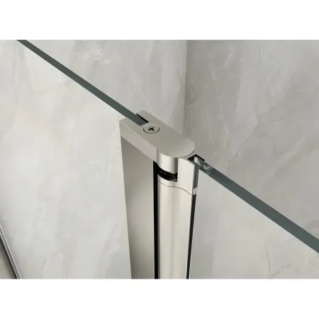 Box Doccia Walk in Cristallo 8mm Anta Fissa + Deflettore da 30 o 40cm
