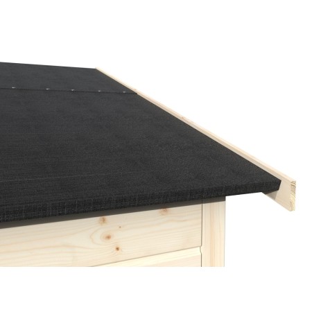 Casetta in Legno 272x182 Porta 2 Finestre da Giardino Attrezzi 12 mm Pavimento