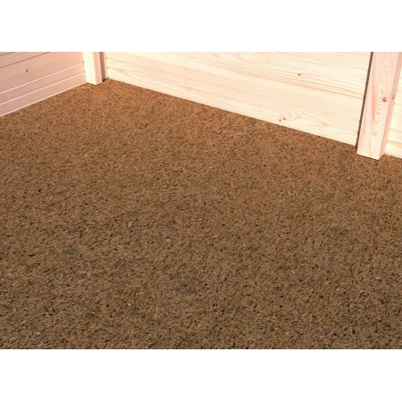 Casetta in Legno 272x182 Porta 2 Finestre da Giardino Attrezzi 12 mm Pavimento
