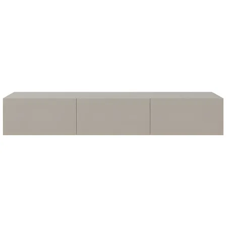 Mobile Porta TV Sospeso 180 cm Beige con Ante a Ribalta Salvaspazio
