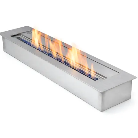 Bruciatore Bioetanolo da Incasso 60x16 a Serranda Apertura Regolabile