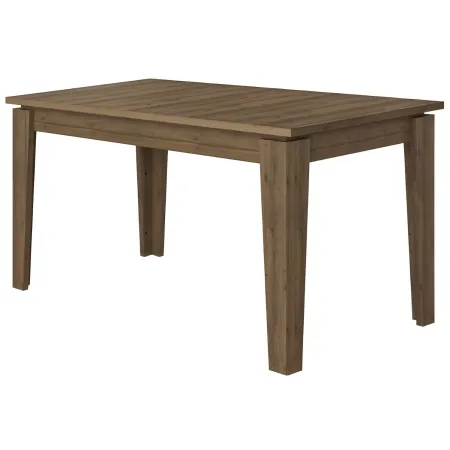 Tavolo Allungabile Pranzo Rettangolare 140-190x80 Noce Effetto Legno