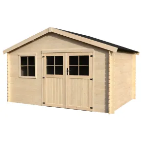 Casetta in Legno da Giardino 4x3 m 28mm BlockHouse