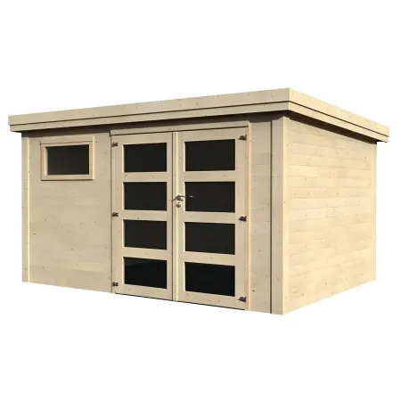 Casa 365x275 in Legno 28 mm da Giardino Rimessa per Attrezzi Casetta Depandance | BricoShop24