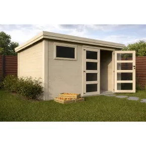 Casa 365x275 in Legno 28 mm da Giardino Rimessa per Attrezzi Casetta Depandance | BricoShop24 2