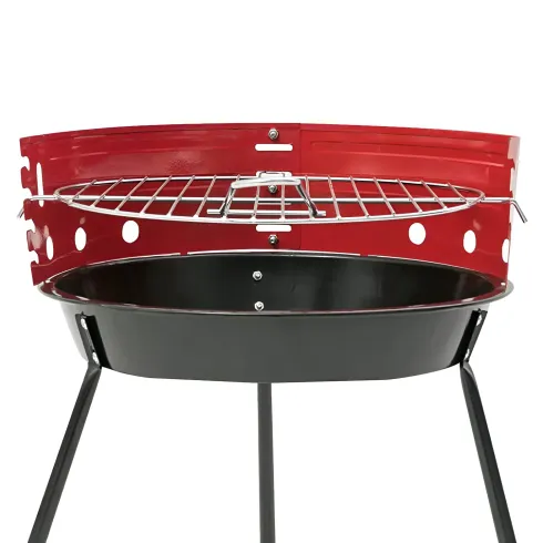 Barbecue a Carbonella Tondo da Campeggio altezza cottura 23 cm