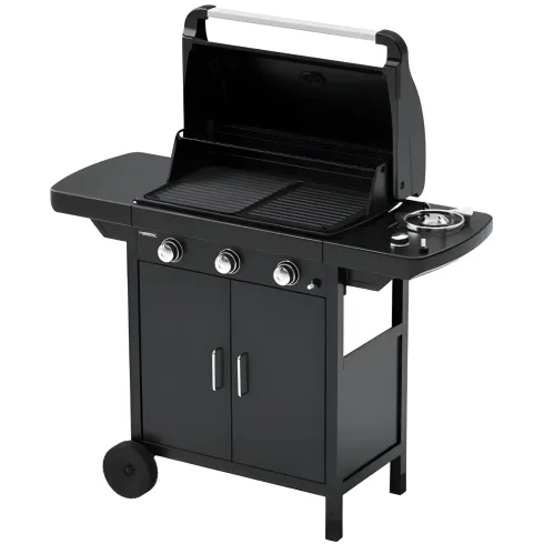 Barbecue a Gas Campignaz Compact 3 LS con Fornello Laterale