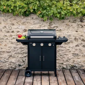 Barbecue a Gas Campignaz Compact 3 LS con Fornello Laterale 2