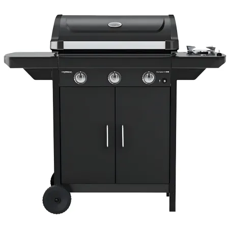 Barbecue a Gas Campignaz Compact 3 EXS con Griglia e Piastra Reversibile