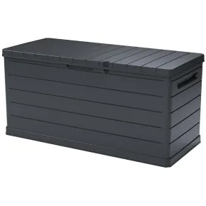 Cassapanca da Esterno in Plastica Impermeabile Baule Lucchettabile