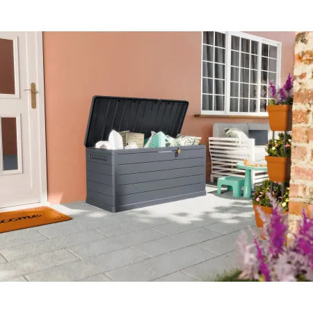 Cassapanca da Esterno in Plastica Impermeabile Baule Lucchettabile