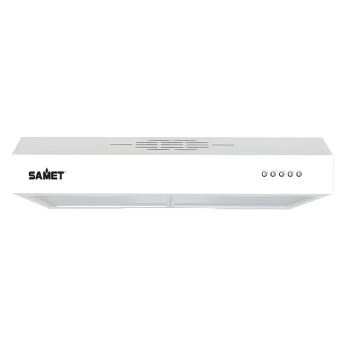 Cappa per Cucina 60 cm Sottopensile Samet 3 Velocità Bianco Classe G