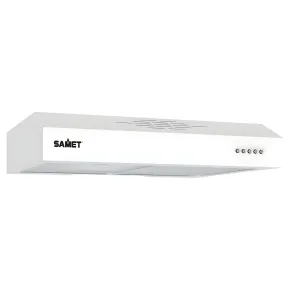 Cappa per Cucina 60 cm Sottopensile Samet 3 Velocità Bianco Classe G