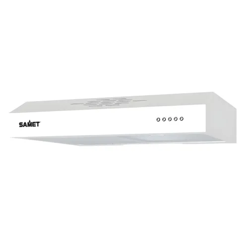 Cappa per Cucina 60 cm Sottopensile Samet 3 Velocità Bianco Classe G