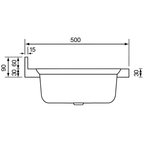 Lavello 2 Vasche con Gocciolatoio Destro Inox da Appoggio 120x50 cm