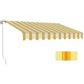 Tenda da Sole a Barra Quadra Riga Gialla 200x150 Bracci