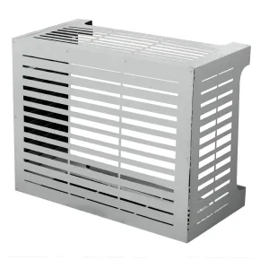 Copri Condizionatore da Esterno Alluminio Bianco 86x44x68 Resistente