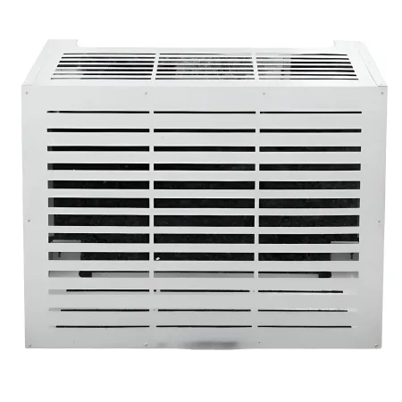 Copri Condizionatore da Esterno Alluminio Bianco 86x44x68 Resistente