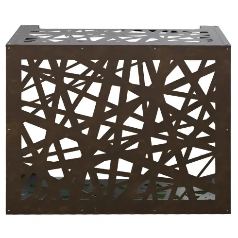 Copri Condizionatore da Esterno Decorazione Alluminio Bronzo 86x44x68