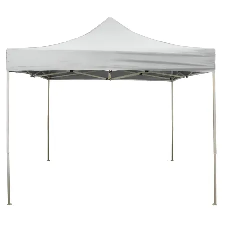 Gazebo da Giardino 3x3 a Fisarmonica Impermeabile Bianco con Sacca