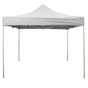 Gazebo da Giardino 2x2 a Fisarmonica Impermeabile Bianco con Sacca 2