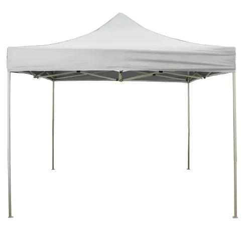 Gazebo da Giardino 2x2 a Fisarmonica Impermeabile Bianco con Sacca