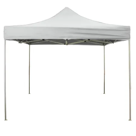 Gazebo da Giardino 2x2 a Fisarmonica Impermeabile Bianco con Sacca