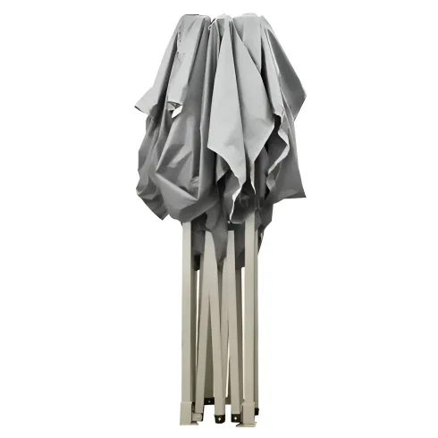 Gazebo da Giardino 2x2 a Fisarmonica Impermeabile Bianco con Sacca
