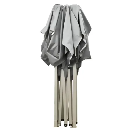 Gazebo da Giardino 2x2 a Fisarmonica Impermeabile Bianco con Sacca