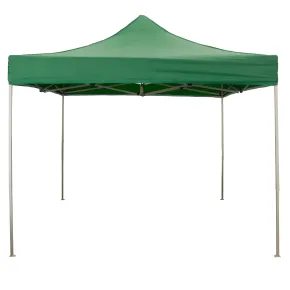 Gazebo da Giardino 3x3 a Fisarmonica Impermeabile Verde con Sacca 2