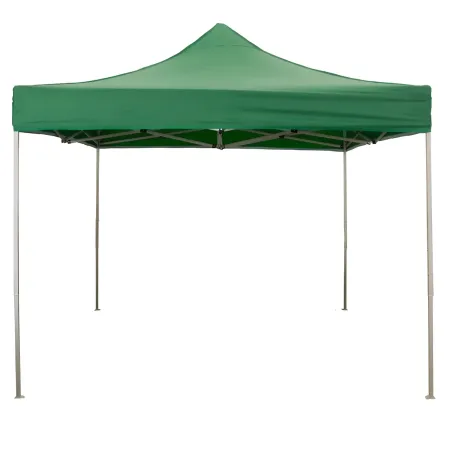 Gazebo da Giardino 3x3 a Fisarmonica Impermeabile Verde con Sacca
