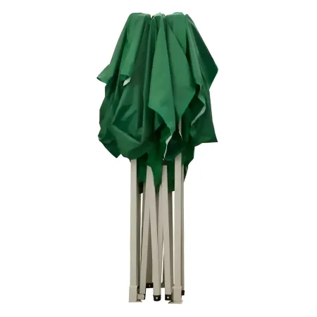 Gazebo da Giardino 3x3 a Fisarmonica Impermeabile Verde con Sacca