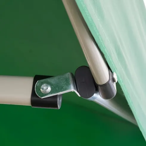 Gazebo da Giardino 3x3 a Fisarmonica Impermeabile Verde con Sacca