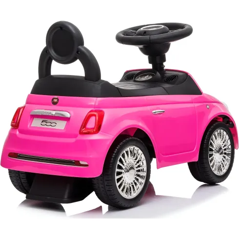 Macchina Cavalcabile per Bambini Ride On Fiat 500 Rosa