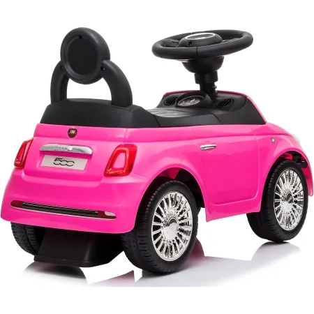 Macchina Cavalcabile per Bambini Ride On Fiat 500 Rosa