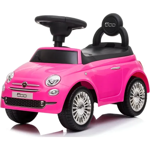 Macchina Cavalcabile per Bambini Ride On Fiat 500 Rosa