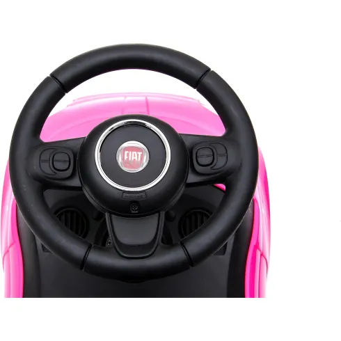 Macchina Cavalcabile per Bambini Ride On Fiat 500 Rosa