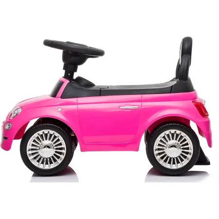 Macchina Cavalcabile per Bambini Ride On Fiat 500 Rosa