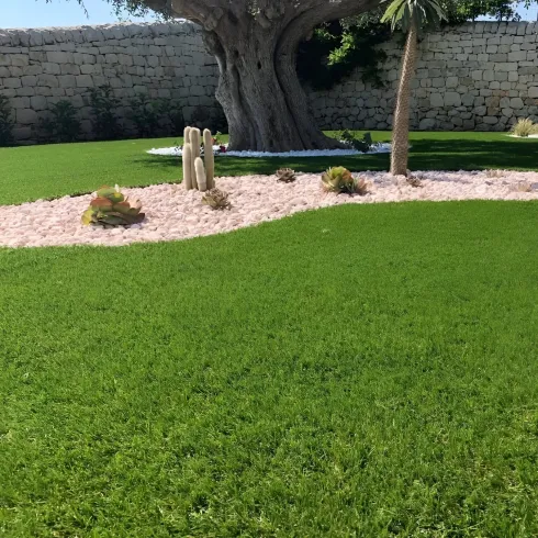 Prato Sintetico Drenante 30 mm 2x10 m Erba Verde Realistica da Esterno