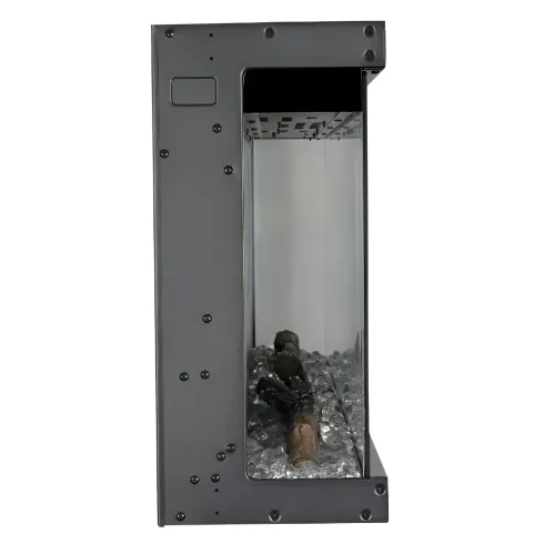 Camino Elettrico a Incasso 3 Lati 1500 W Effetto Fiamma Colorata 3D