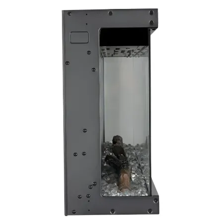 Camino Elettrico a Incasso 3 Lati 1500 W Effetto Fiamma Colorata 3D