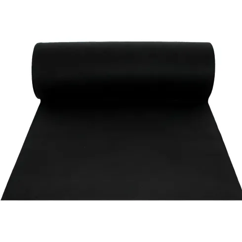 Tappeto Moquette 1x30 m Nero Passatoia Antiscivolo da Esterno Interno