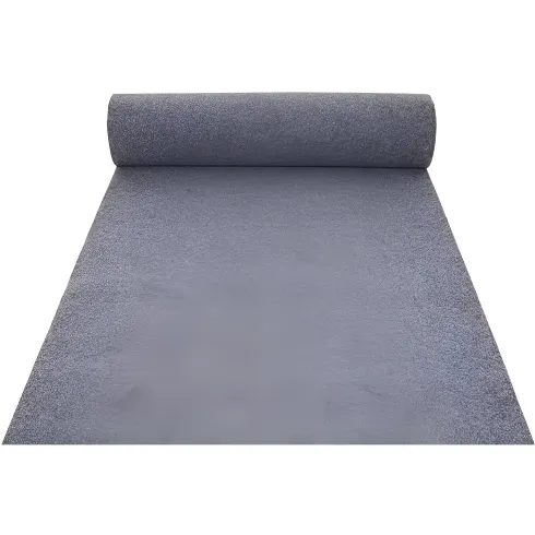 Tappeto Moquette 1x30 m Grigio Passatoia Antiscivolo da Esterno Interno
