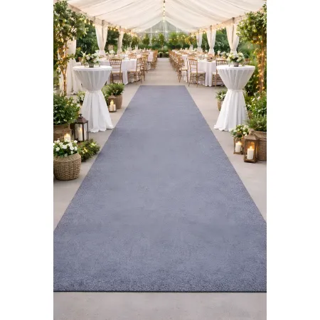 Tappeto Moquette 1x30 m Grigio Passatoia Antiscivolo da Esterno Interno