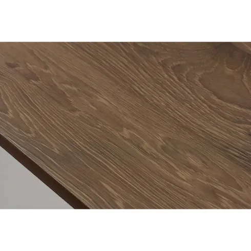 Tavolo da Giardino 159x95 cm Grafite Rettangolare Effetto Legno Metallo