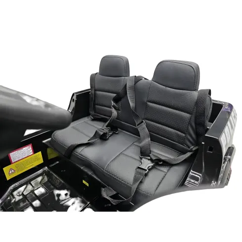 Auto Elettrica Bambini Dodge RAM Polizia 12V Nero Sirene Telecomando