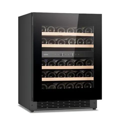 Cantinetta Vino a Incasso 36 Bottiglie Ventilata Classe F Nero LED