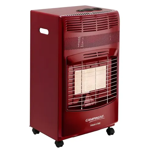 Outlet Stufa Infrarossi Gas 4100W Portatile Bordeaux Valvola Sicurezza