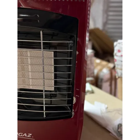 Outlet Stufa Infrarossi Gas 4100W Portatile Bordeaux Valvola Sicurezza