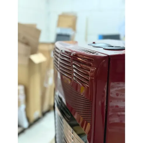Outlet Stufa Infrarossi Gas 4100W Portatile Bordeaux Valvola Sicurezza